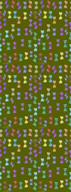 Raster Kelebekleri deseni. Soyut eskiz arka planı. Yeşil ve nötr renklerde resimler, tropik kelebekleri de beraberinde getirir. Duvar kağıtları, web sayfası arkaplanları, yüzey dokuları, tekstil için mükemmel..