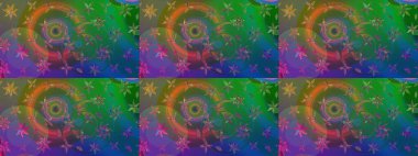 Tomurcukları çiçek olan sevimli bir çiçek deseni. Raster illüstrasyonu. Eskiz geçmişi. Eski usul. Raster. Kumaş, tekstil ve duvar kağıdı baskısı için..