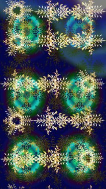 Raster resim. Renkli arka plan üzerinde izole sevimli kar taneleri. Güzel kar tanesi simgesi. Basit örnek web için güzel kar tanesi simgesinin.