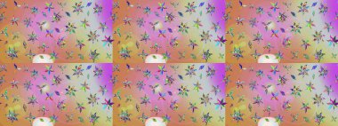 Güzel çiçek deseni. Tarafsız ve pembe renklerde çiçekler. Renkli Bahar Teması eskiz kalıbı. Düz Çiçek Elementleri Tasarımı.