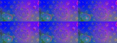 Çiçek desenli çizim. Raster illüstrasyonu. Asya tekstil tarzında. Güzel kumaş deseni. Renkli Bahar Teması eskiz kalıbı. Düz Çiçek Elementleri Tasarımı.