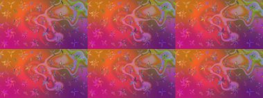 Küçük mor ve pembe çiçeklerle oldukça eski bir besin torbası deseni. Tekstil, kumaş, kapaklar, duvar kağıtları, baskı, paket, koleksiyon defteri, örgü, dekupaj için çiçek arkaplanı..