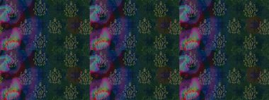 Arabesk ile klasik model. Geleneksel klasik süs. Arabesk ve çiçekli doğu raster desenleri.