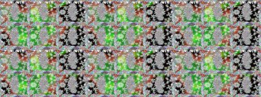 Raster illüstrasyonu. Güzel kumaş deseni. Tarafsız renklerde. Raster illüstrasyonunda kusursuz çiçek deseni.