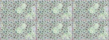 Raster illüstrasyonu. Kumaş, kağıt, ambalaj kâğıdı ve duvar kağıdı tasarımı için hoş bir arka plan. Gri arka planda kelebek olan kusursuz desen.