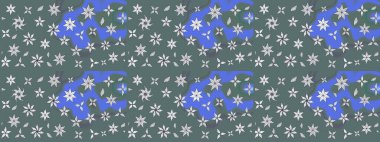 Çiçekli eskiz arkaplanı. Düz Çiçek Elementleri Tasarımı. Renkli Bahar Teması eskiz kalıbı. Çocuk stili.