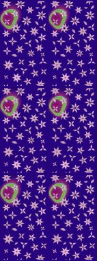 Raster resim. Çiçek desenli çiçek ve yaprakları ile. Sevimli küçük çiçek desenle.