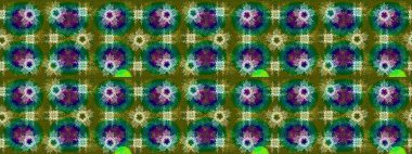 Folk Style. Stilize Çiçekler. Lace Snowflakes 'in etnik kökü. Mandalas 'ın dekoratif dokusu. Raster illüstrasyonu. Kumaş veya Duvar Kağıdı Tasarımı. Tekstil için Lacy Moda Yazdırma.