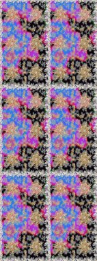 Doğu tarzı arabesk. Altın elementli gri renkler. Raster altın desen. Kusursuz altın desenli bukleler. Raster illüstrasyonu.