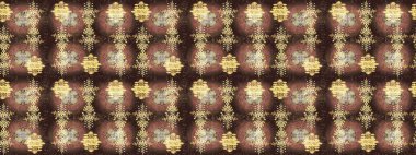 Kahverengi, bej ve nötr renklerde çiçekler. Hediye ambalaj kağıdı, tebrik kartları, posterler ve pankart tasarımı. Raster düz çiçek çizim deseni.