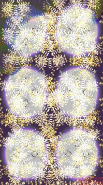 Renkli Yaz Temalı eskiz kalıbı. Tarafsız renklerde çiçekler. Raster illüstrasyonundaki çiçek desenli çizim. Düz Çiçek Elementleri Tasarımı.