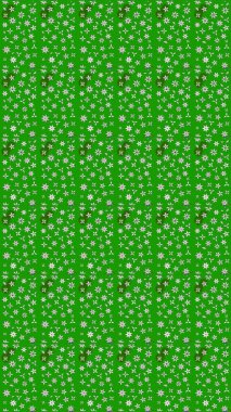 Parlak renkli fantezi çiçekleri, yapraklar, yeşil renkli tomurcuklar. Suluboya el çizimi elementli çiçek çizimi deseni.