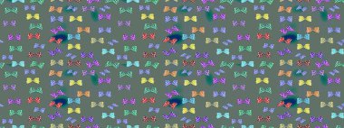 Tarafsız ve mavi arka planda güzel renkli bir kelebek. Sırtın için parlak bir dövme. Tropik gerçekçi kelebek. Kelebek tasviri. Raster..