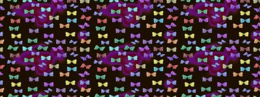 Nakış, egzotik kelebeklerle süslü çiçek eskiz deseni. Giysi tasarımı için gri ve mor arka planda geleneksel Raster halk çiçekleri dekoru. Kart, yazdırma, davet için basit şirin desen