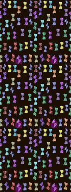 Tropikal temalı kelebek deseni. Gri ve nötr renklerde sevimli kelebek çizimi deseni. Tekstil, duvar kâğıtları, web sayfası arkaplanları ve yüzey dokuları için mükemmel. Raster illüstrasyonu.