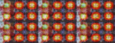 Kahverengi, kırmızı ve gri renklerde şirin soyut kar taneleri raster tasarımı. Yeni yıl kar tanesi. Düz kar karalama ikonları, kar taneleri silueti Noel afişi için, kartlar.