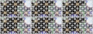 Raster deseni. Karalama çiçekleri kusursuz desen. Sanat, çiçek tarzına ilham verir ve arka plan bırakır. Gri el çizimi desen.