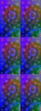 Moda arka planında parlak buketler. Eski usul küçük çiçekli şirin bir eskiz deseni. Raster illüstrasyonu. Kumaş, duvar kâğıdı ve kağıda yazdırmak için gelişen arkaplan.