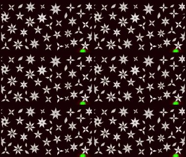 Raster deseni. Botanik çizim kalıbı. Suluboya etkisi. Organik elementler.