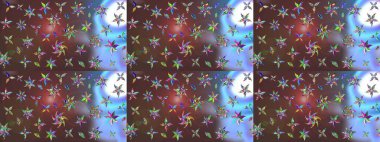 Renkli Yaz Temalı eskiz kalıbı. Raster çiçekli arka plan. Yazdır. Güzel kumaş deseni. Güzel eskiz şekli. Düz Çiçek Elementleri Tasarımı.