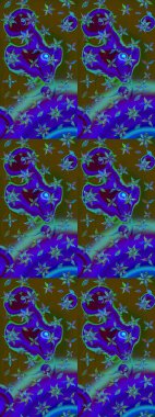 Raster illüstrasyonu. Küçük çaplı çiçeklerdeki basit şirin desenler. Tekstil veya kitap kapakları, imalat, duvar kağıtları, baskı, hediye paketi ve yapıştırma kitabı için çiçek eskiz geçmişi.