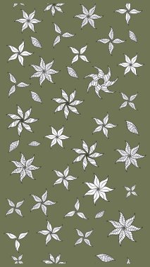 El çizimi Raster çizimi. Parlak elementlerin. Çizim çiçek deseni duvar kağıdı, web sitesi arkaplanı, paket kağıdı, davetiye, broşür, pankart veya web sitesi için kullanılabilir.