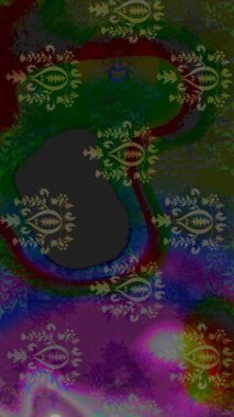 Gri ve mavi renkte çiçekler. Raster düz çiçek çizim deseni. Tasarım hediye paketi, tebrik kartları, posterler ve afiş tasarımı.