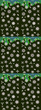 Çiçek arkaplan. Raster deseni. Küçük çiçekte güzel bir desen var. - Gri çiçekler. Çiçek kompozisyonu. Doğa. Çiçek kolajı.