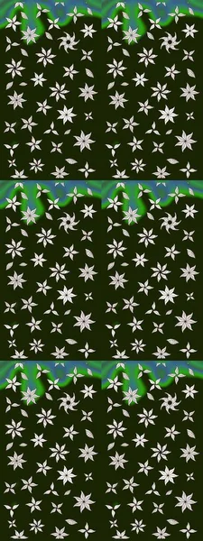 Çiçek arkaplan. Raster deseni. Küçük çiçekte güzel bir desen var. - Gri çiçekler. Çiçek kompozisyonu. Doğa. Çiçek kolajı.