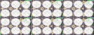 Soyut kar taneleri arkaplanda izole edilmiş düz dizayn. Kar tanesi rengarenk desen. Raster illüstrasyonu. Kar taneleri deseni. Raster kar taneleri arkaplanı.