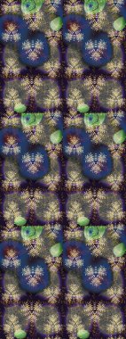 Motley illüstrasyonu. Gri ve mor çiçekli bahar çiçekleri. Küçük renkli çiçekler. Küçük çiçekte güzel bir desen. Moda baskıları için zarif bir şablon.