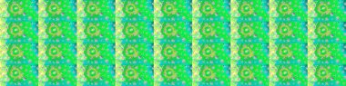 Çiçekli karalama şeklinde Raster çiçek deseni. Nazik, narin çiçek arkaplanı. Yeşil ve mavi renkte çiçekler.