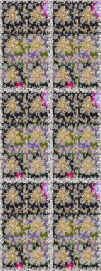 Raster geleneksel oryantasyon süsü. Kusursuz klasik altın desen. Altın elementlerle gri renklerde altın desen.