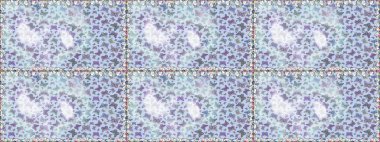 Kızlar, erkekler, elbiseler, duvar kağıtları için soyut, pürüzsüz desenler. Raster illüstrasyonu. Farklı yönlere uçan renkli kelebek koleksiyonu..