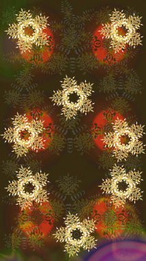 El çizimi Raster çizimi. Parlak elementlerin. Çizim çiçek deseni duvar kağıdı, web sitesi arkaplanı, paket kağıdı, davetiye, broşür, pankart veya web sitesi için kullanılabilir.