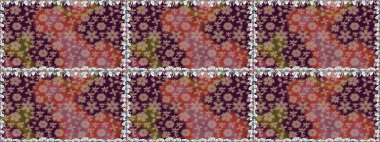 Raster Şirin kumaş deseni. Kusursuz bir mahsul. Renkli Bahar Temalı Kusursuz Arkaplan. Düz Çiçek Elementleri Tasarımı.