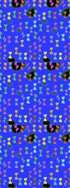 Raster Kelebekleri deseni. Soyut eskiz arka planı. Mavi ve nötr renklerde resimler tropikal kelebekleri de beraberinde getirir. Duvar kağıtları, web sayfası arkaplanları, yüzey dokuları, tekstil için mükemmel..