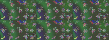 Kar taneleri tasarımı. Son moda kar taneleri ve elementler onun kartlarını gösteriyor. Retro tarzı doku, soyut kış elementleri. Muhteşem tasarım posteri, kapak, yeşil, mor ve mavi renkli kart tasarımı.