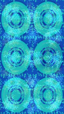 Sketch Colour Spring Theme eskiz kalıbı. Sevimli çiçek raster deseni. Düz Çiçek Elementleri Tasarımı. Mavi renkte çiçekler.