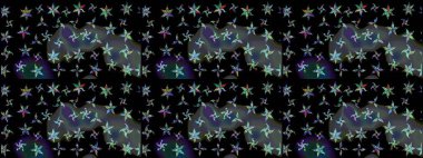 Davetiye ve kartpostal tasarımı için dekoratif çiçek unsurları. Tekstil için figür. Yapraklı çizim şekli. Şirin, zarif çiçekler Raster illüstrasyonu. Poster veya kapak için arkaplan.