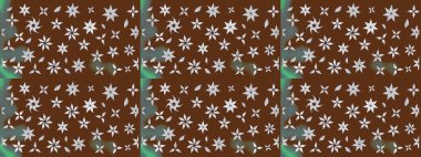 Raster çiçek desenli çiçek deseni, yapraklar, dekoratif elementler, sıçrama, lekeler, el çizimi kontur çizgileri ve Doodle çizim stili, grafik raster çizim çizimi.