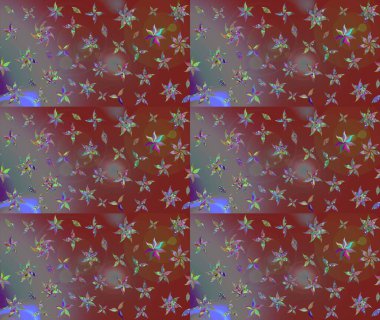 Raster Yumuşak kumaş deseni. Klasik taslak çizimi. Raster çiçek izi. Çiçek rengi eskiz deseni.