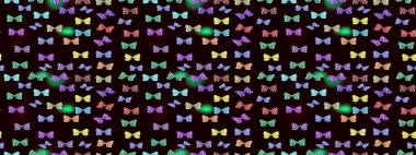 Siyah ve nötr arka planda kelebekler. Kağıt, kumaş ve ambalaj için uygun. Çizim kalıbı. Raster..