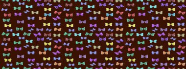 Raster çiçek desenli kelebek deseni. Kağıt, kumaş ve ambalaj için uygun. Kahverengi ve nötr renklerle çizim.