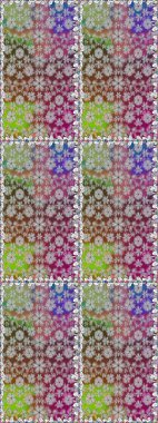 Raster illüstrasyonu. Tarafsız renklerde. Çiçekli güzel suluboya desen.