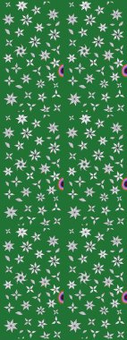 Parlak renkli çiçekli ve yeşil yapraklı harika bir çiçek deseni. Moda baskıları için zarif bir şablon. Modern çiçek arkaplanı. Halk stili.