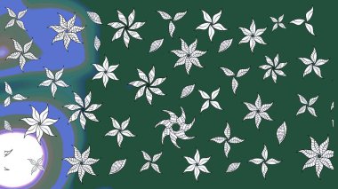 Güzel kumaş deseni. Yazdır. Düz Çiçek Elementleri Tasarımı. Güzel eskiz şekli. Renkli Yaz Temalı eskiz kalıbı. Raster çiçekli arka plan.