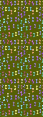 Raster Kelebekleri deseni. Soyut eskiz arka planı. Yeşil ve nötr renklerde resimler, tropik kelebekleri de beraberinde getirir. Duvar kağıtları, web sayfası arkaplanları, yüzey dokuları, tekstil için mükemmel..