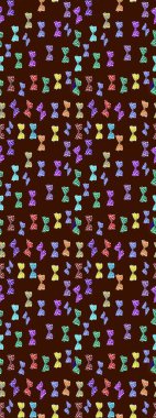 Kelebek yineleme dokusunun güzel çizimi karşıtlık katmanında izole edilmiş. Doğa kelebeği temayı kahverengi ve nötr renklerle tekrarlıyor. Korunmak için vahşi yaşam böcekleri için arka plan. Raster illüstrasyonu