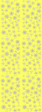 Raster Henna tarzı. Sınır Kızılderili çiçekli paisley patten. Taslak süsleme izi. Tebrik kartı geçmişi, boyama kitabı, arkaplan ve tekstil için kullanılabilir. Etnik Mandala havlusu.